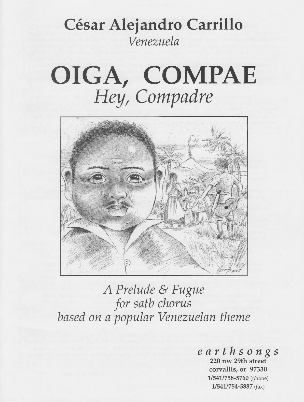 oiga, compae (satb) (pdf if ordered for entire choir)