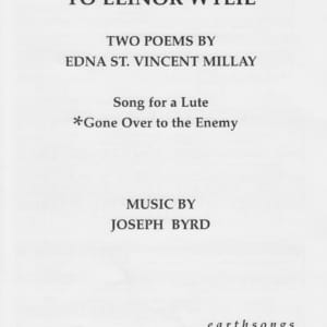 gone over to the enemy (satb) (pdf if ordered for entire choir)