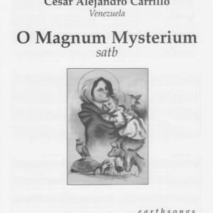 o magnum mysterium (carrillo) (satb)