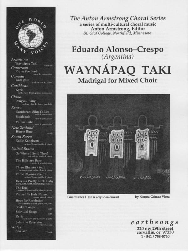 waynapaq taki (ssaattbb) (pdf if ordered for entire choir)
