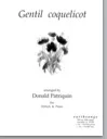 gentil coquelicot (s(sa)a) (pdf when ordered for entire choir)