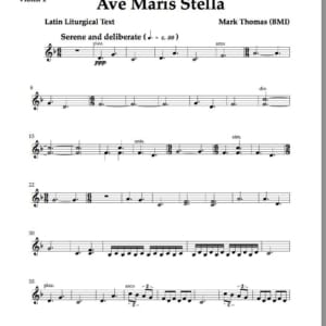ave maris stella string orchestra parts (pdf only)