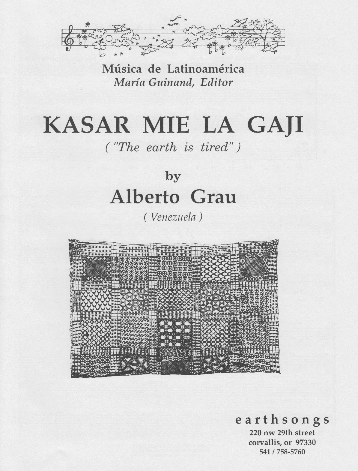 kasar mie la gaji (satb)