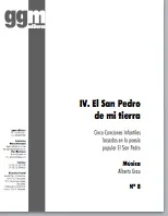 el san pedro de mi tierra (pdf if ordered for entire choir)
