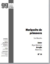 mariposita de primavera (pdf if ordered for entire choir)