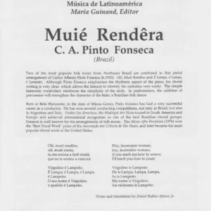 muie rendera (satb)