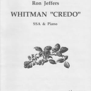 whitman "credo" (ssa)