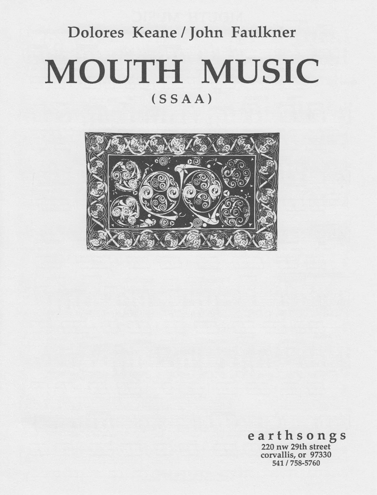 mouth music (ssa)