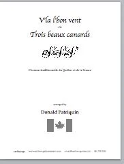 v'la l'bon vent ou trois beaux canards (satb)